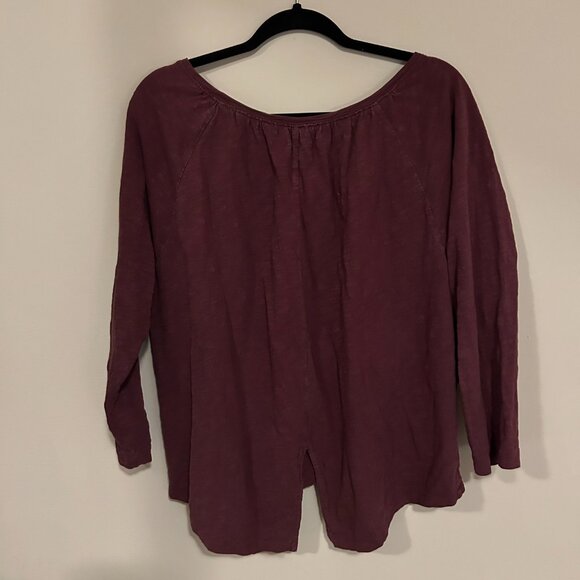 Madewell Maroon Top - Picture 3 of 3